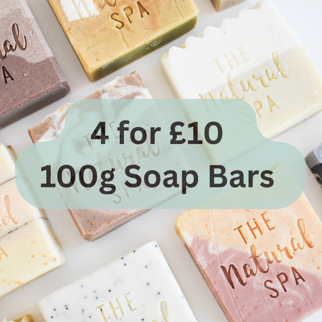 4 for £10 Soap Mystery Bargain Box - 4 x 100g Soap Bars / Soap on a Rope