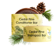 Load image into Gallery viewer, Cedar Pine Shampoo and Conditioner Bar set