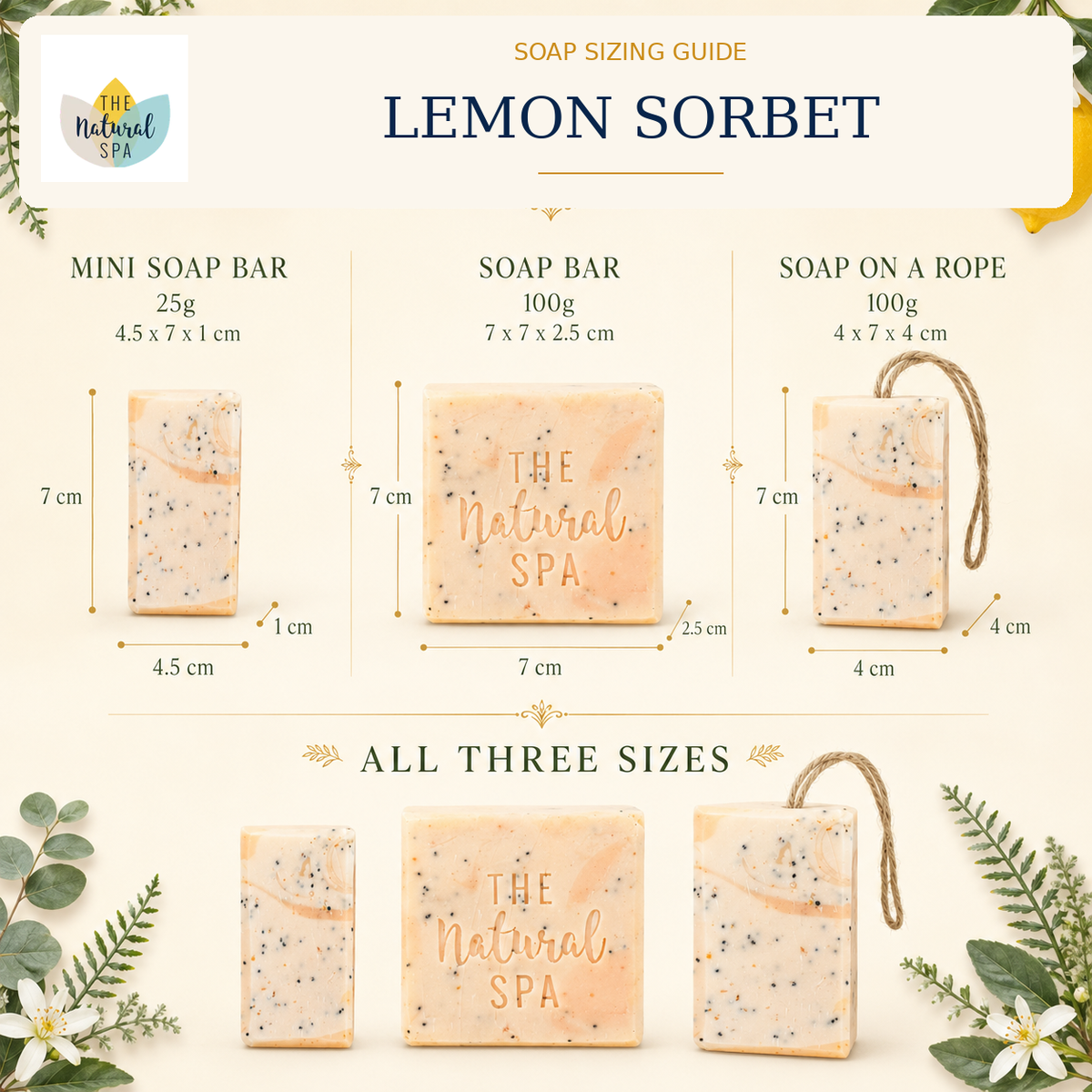 Pure Cold Process Soap - No added fragrance - 3 different styles