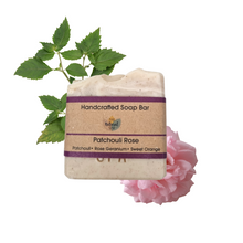 Load image into Gallery viewer, Patchouli Rose Soap bar - Orange, Patchouli and Rose - 3 different styles