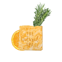 Load image into Gallery viewer, Rosemary Clementine Soap Bar 100g -  Scented with essential oils - 3 different styles
