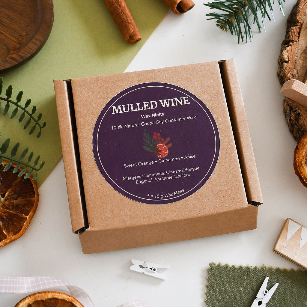 Mulled Wine Coconut Wax Melts & Tealights