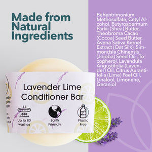 Lavender and Lime  Solid Conditioner