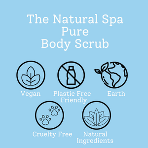 Pure (no added fragrance) Body Scrub - 3 different size option