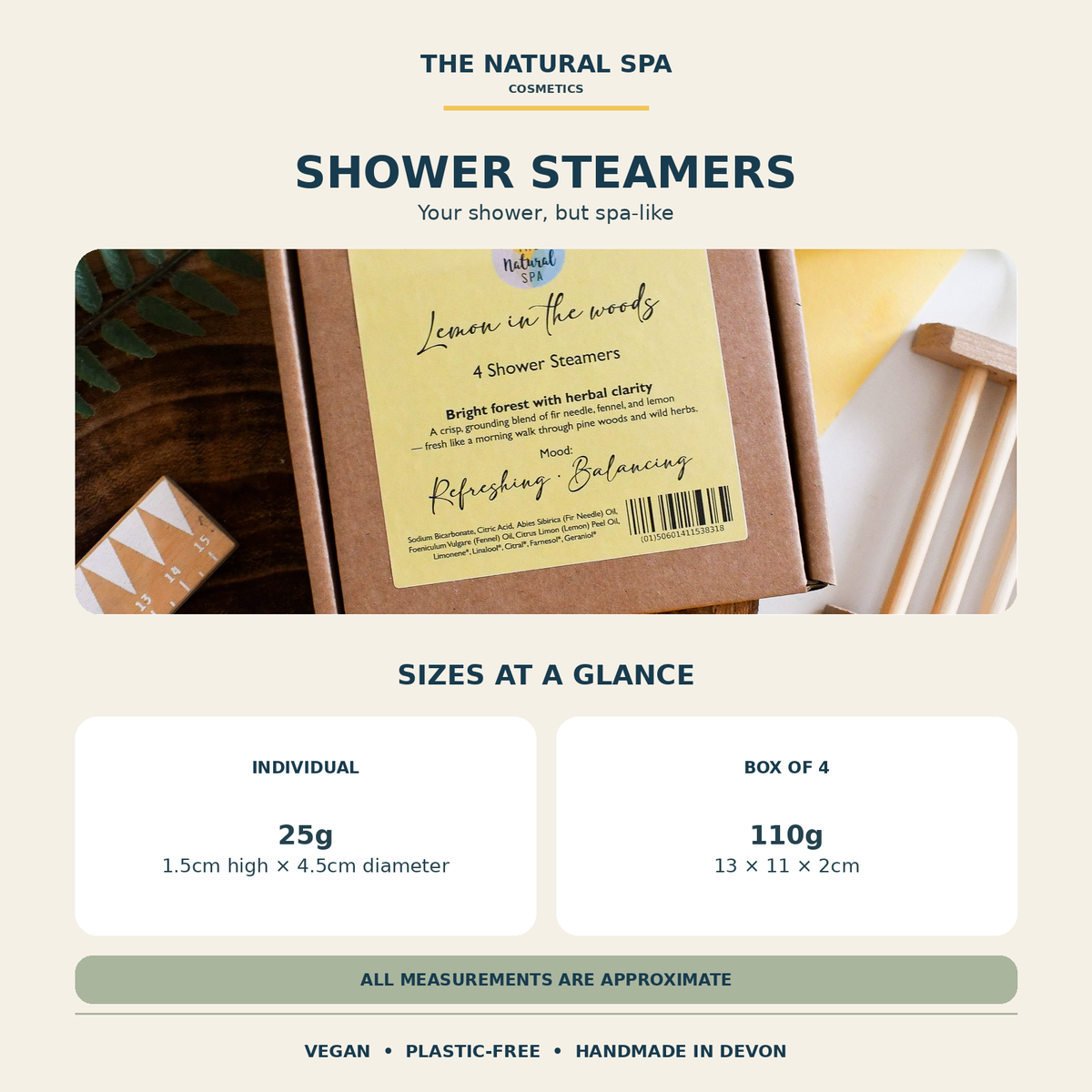 Shower Steamer Box of 4- Bulk Pack (5 boxes)