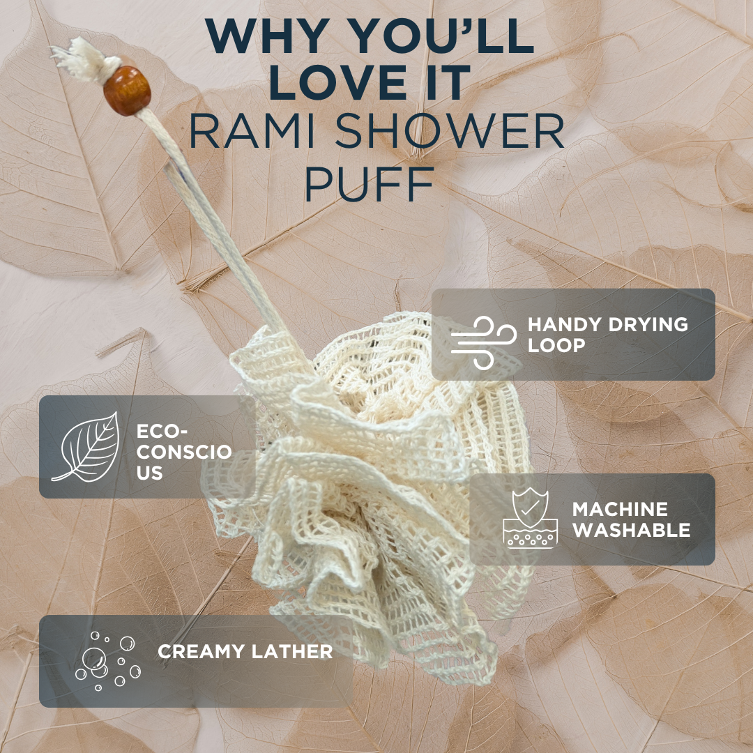 Wholesale Rami Shower Puff – Exfoliating, Reusable & Eco-Friendly