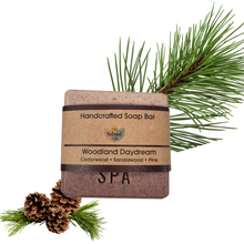 Load image into Gallery viewer, Woodland Daydream, Cold Process Soap - Cedar, Pine and Sandalwood - 3 different styles
