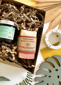 Soothing Citrus  At Home Natural Spa Set - Bring the spa to your door