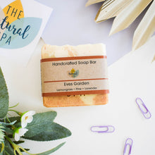 Load image into Gallery viewer, Eves garden Cold Process Soap Bar - Lemongrass Lavender and Pine - 3 different styles
