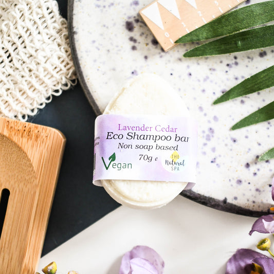 Barra de champú Lavanda Cedro ECO - Lavado de cabello sin jabón