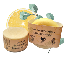 Load image into Gallery viewer, Lemon Eucalyptus Shampoo and Conditioner Bar set