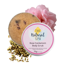 Load image into Gallery viewer, Rose and Cardamom Body Scrub - 3 different size option