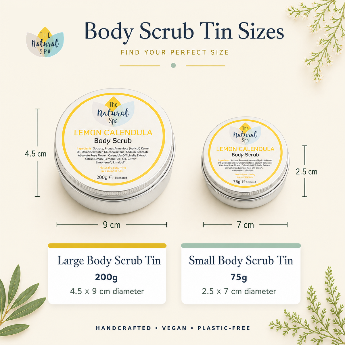 Body Scrub Tin 200g - Bulk Pack (12 tins)