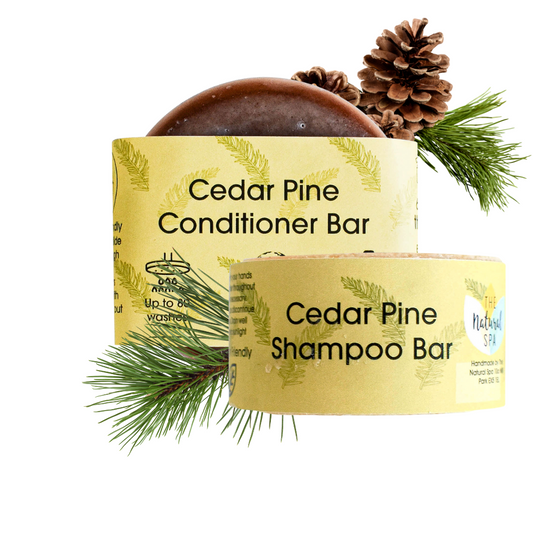 Juego de barra de champú y acondicionador Cedar Pine