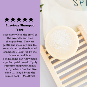 Lavender and Lime Classic Shampoo Bar