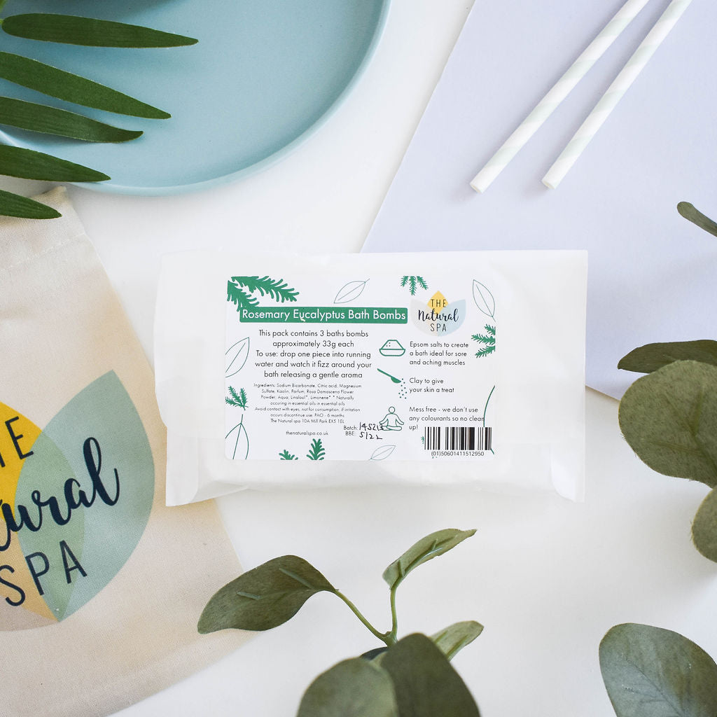 Wholesale Rosemary Eucalyptus Bath Bombs