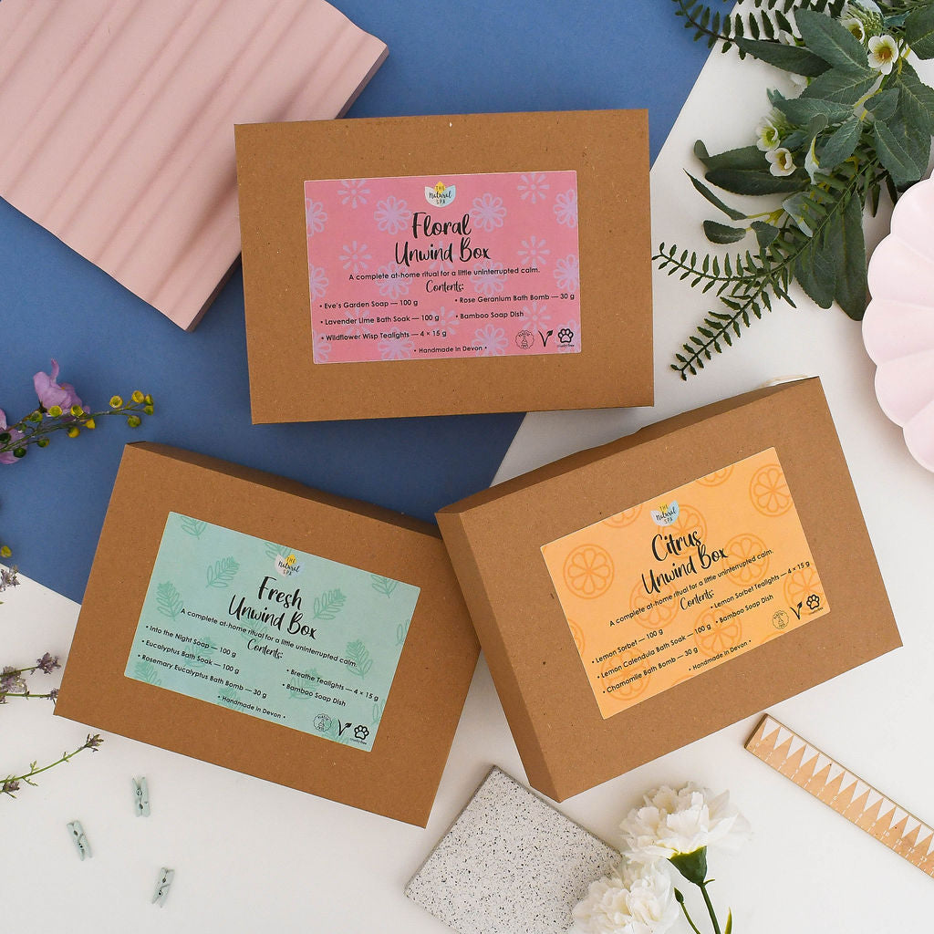 Citrus Unwind Gift Box | Handmade Bath & Body Self Care Gift Set