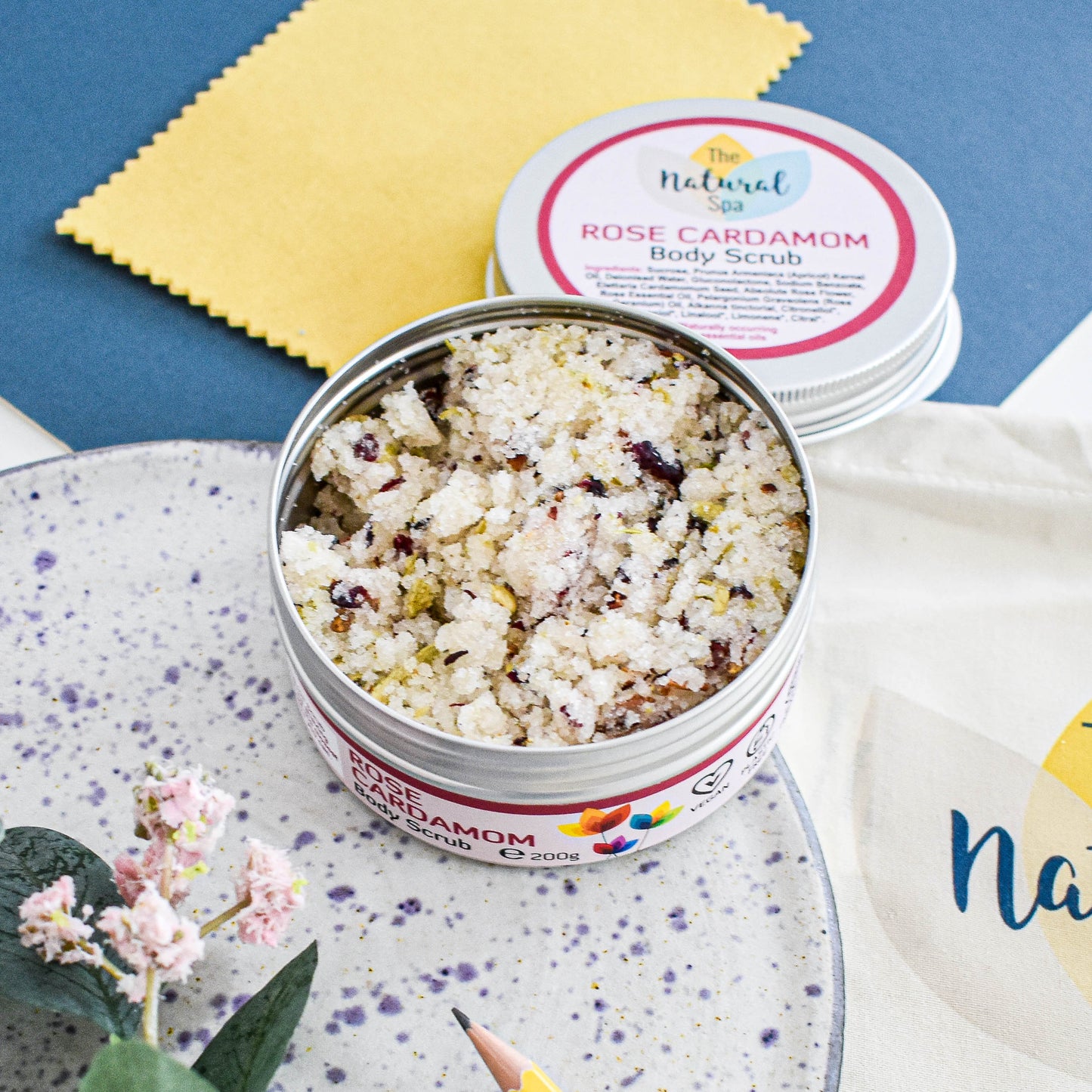 Wholesale Rose Cardamom Scrub 200g