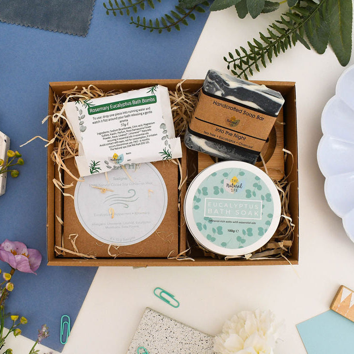 Fresh Unwind Gift Box | Handmade Bath & Body Self Care Gift Set