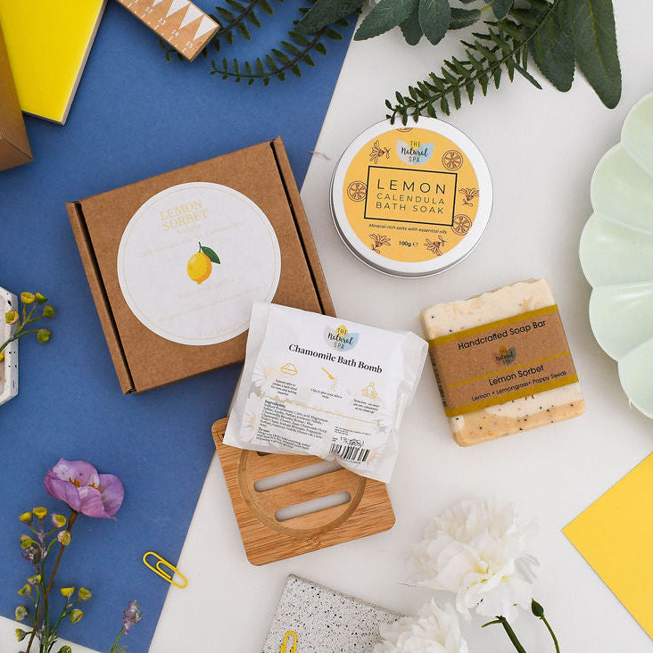 Citrus Unwind Gift Box | Handmade Bath & Body Self Care Gift Set