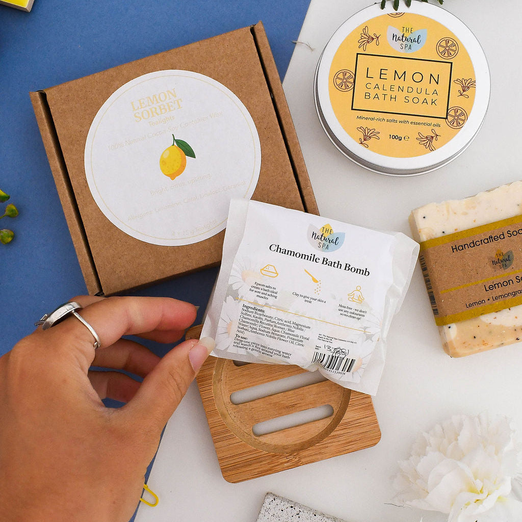 Citrus Unwind Gift Box | Handmade Bath & Body Self Care Gift Set
