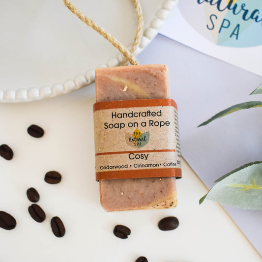 Cosy Soap on a Rope | Coffee , Cedarwood and Cinnamon | Community Product Pick