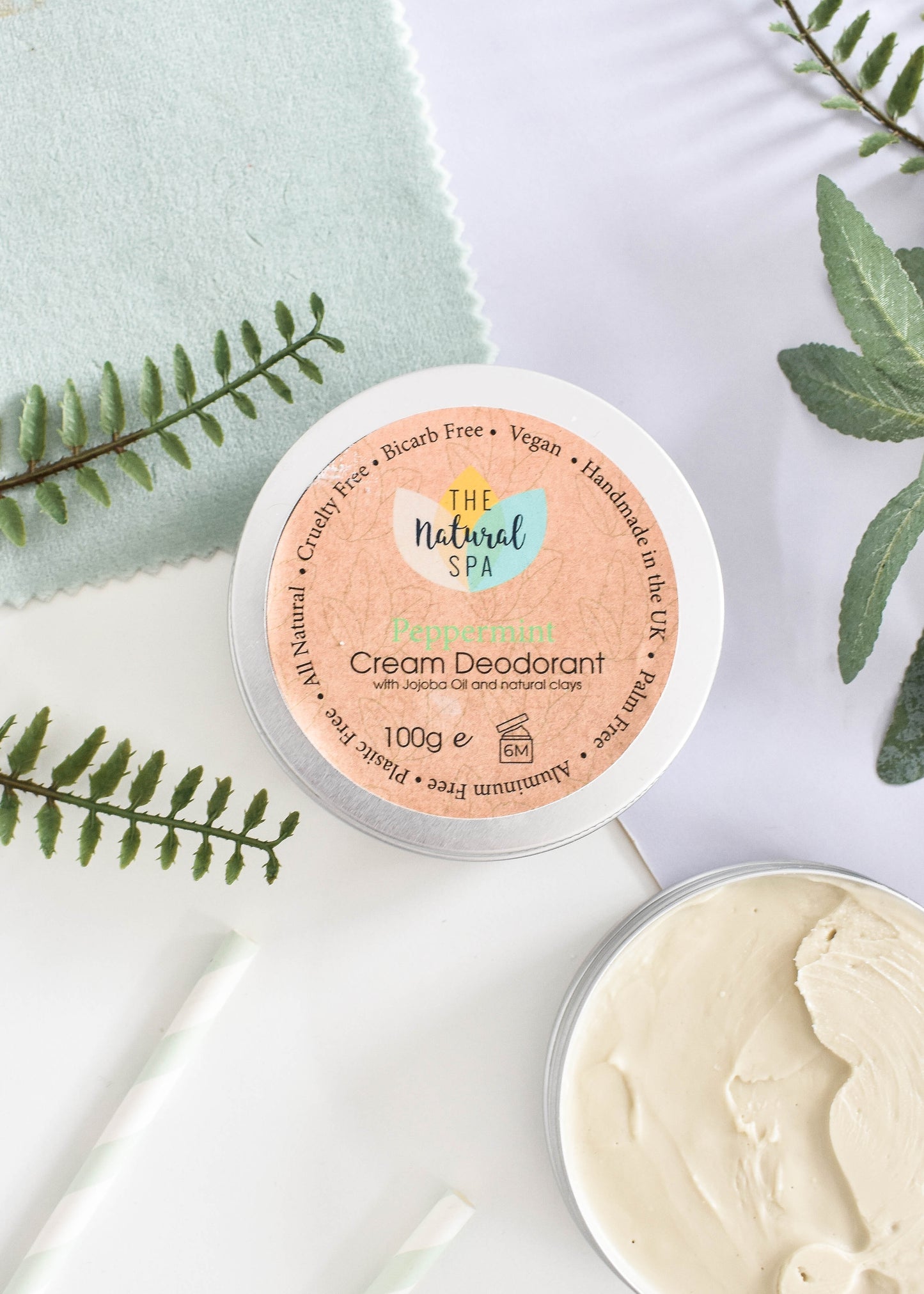 Peppermint Cream deodorant balm - naturally bicarb and aluminium free