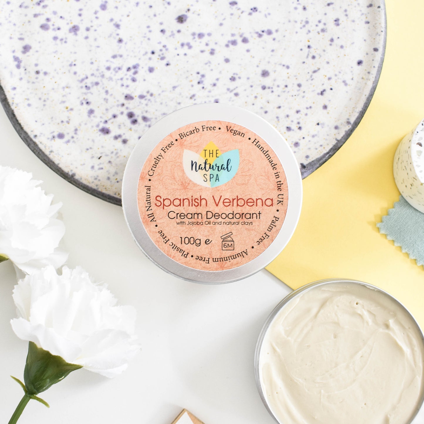 Spanish Verbena Cream deodorant balm - naturally bicarb and aluminium free