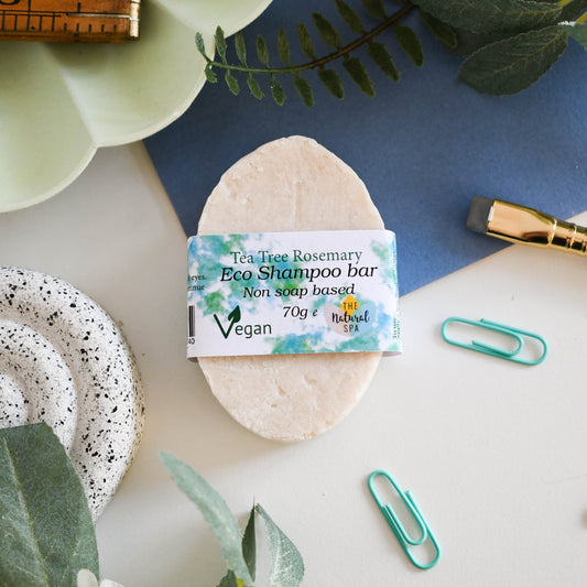 Barra de champú Rosemary TeaTree ECO - Lavado de cabello sin jabón