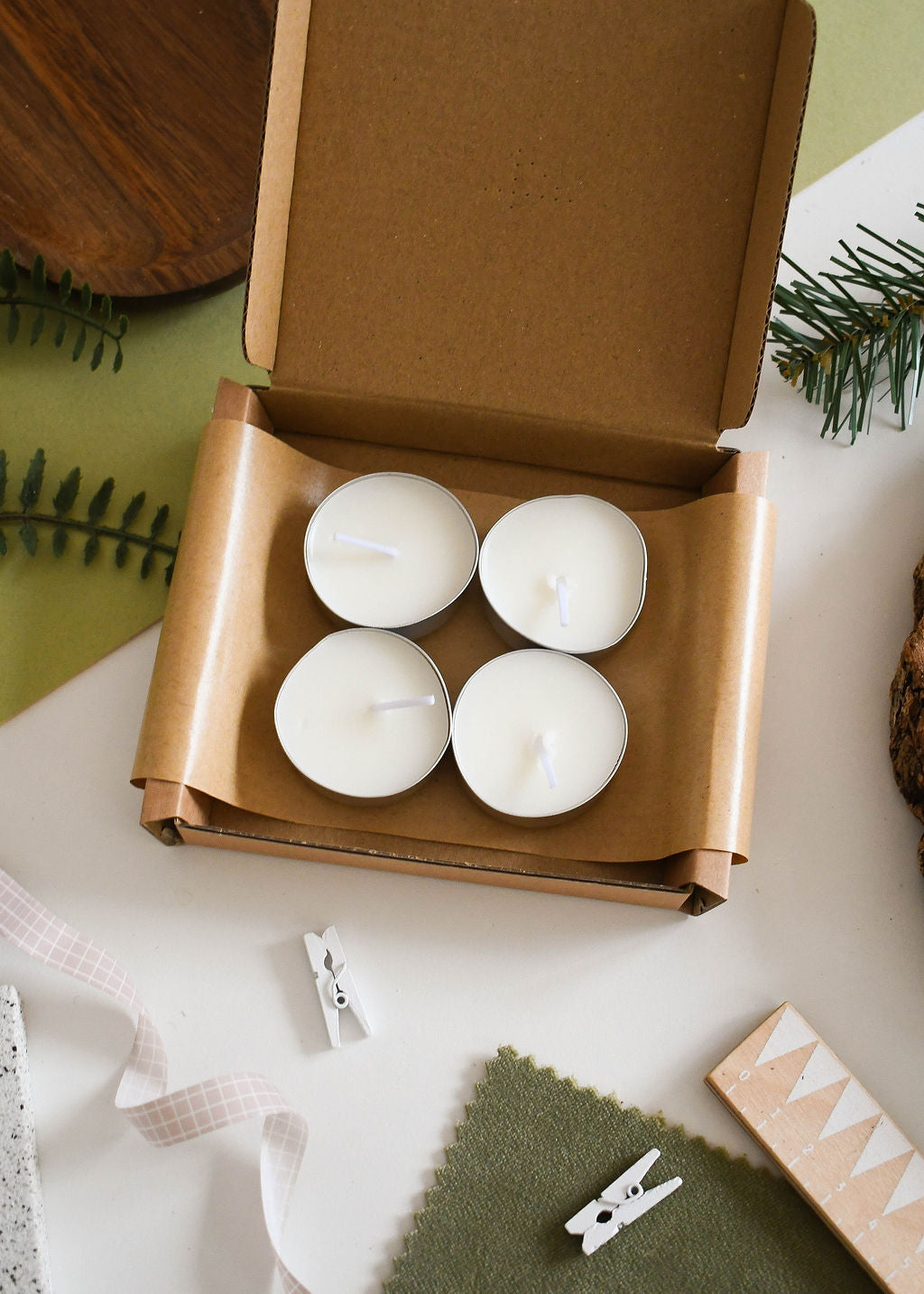 Wholesale Fir Tree Wax Melts and Tea lights