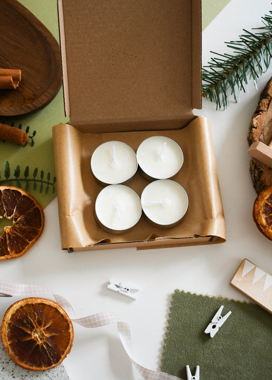 Tealights- Box of 4 - Bulk Pack (6 boxes)