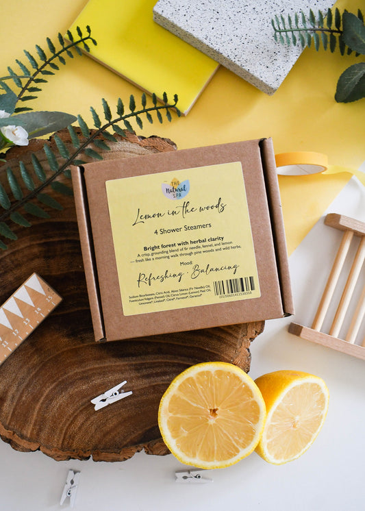 Lemon in the Woods Aromatherapy Shower Steamers -Set of 4