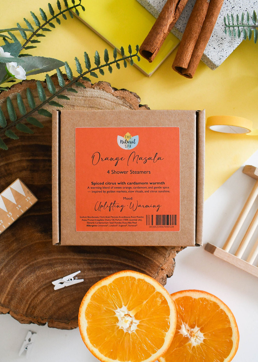 Wholesale Orange Masala Shower Steamers