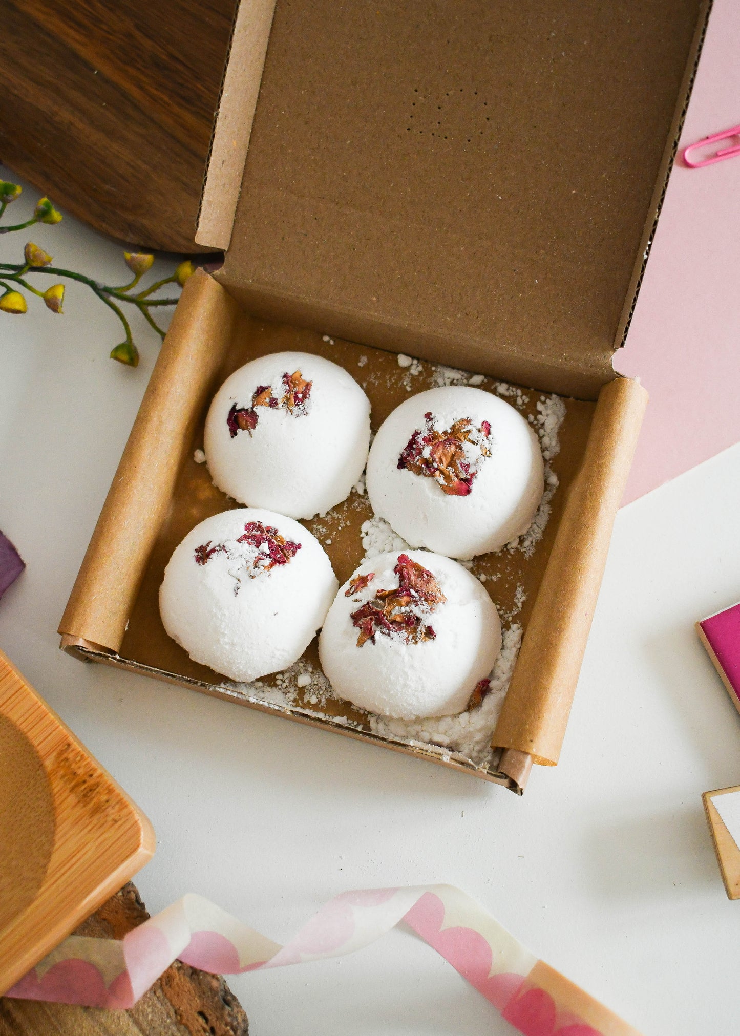 Rose Meadow  Aromatherapy Shower Steamers – Valentines 2026 Exclusive – Set of 4