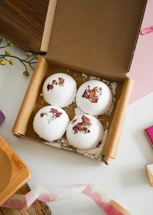 Rose Meadow  Aromatherapy Shower Steamers – Valentines 2026 Exclusive – Set of 4