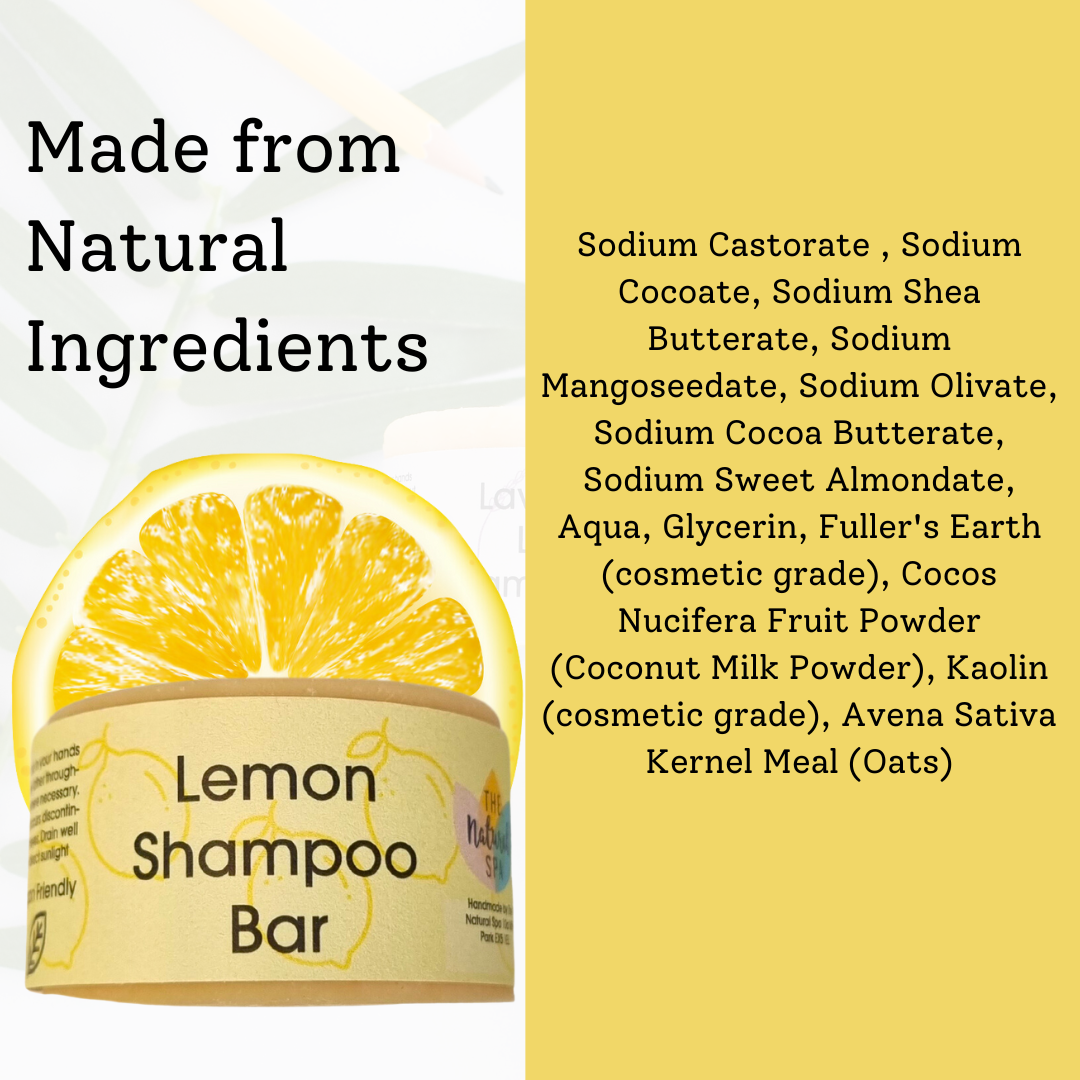 Lemon Shampoo Bar