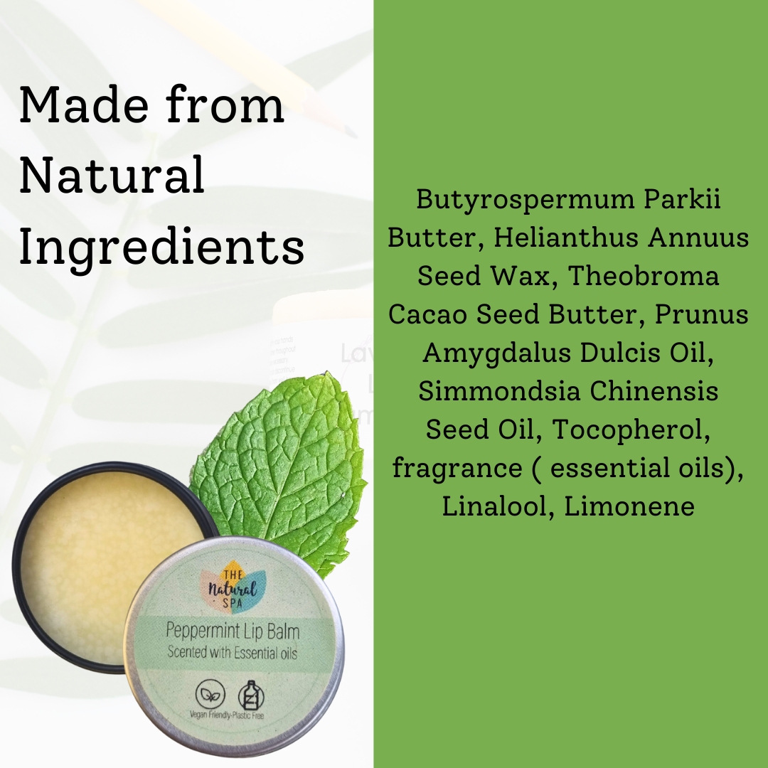 Peppermint All Natural Lip Balm