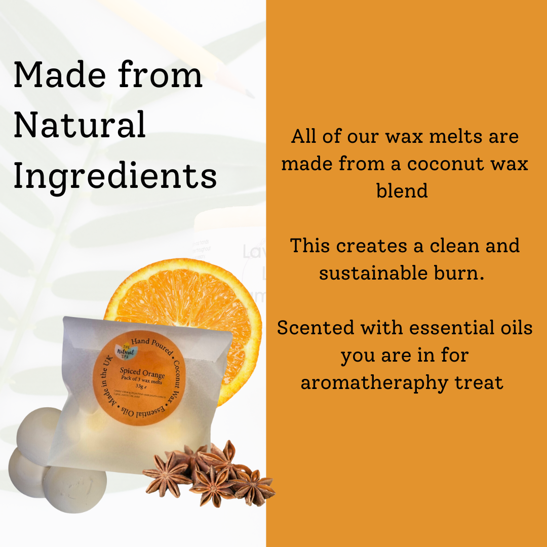 Spiced Orange Coconut Wax melts - Pack of 3