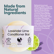 Load image into Gallery viewer, Lavender and Lime  Solid Conditioner
