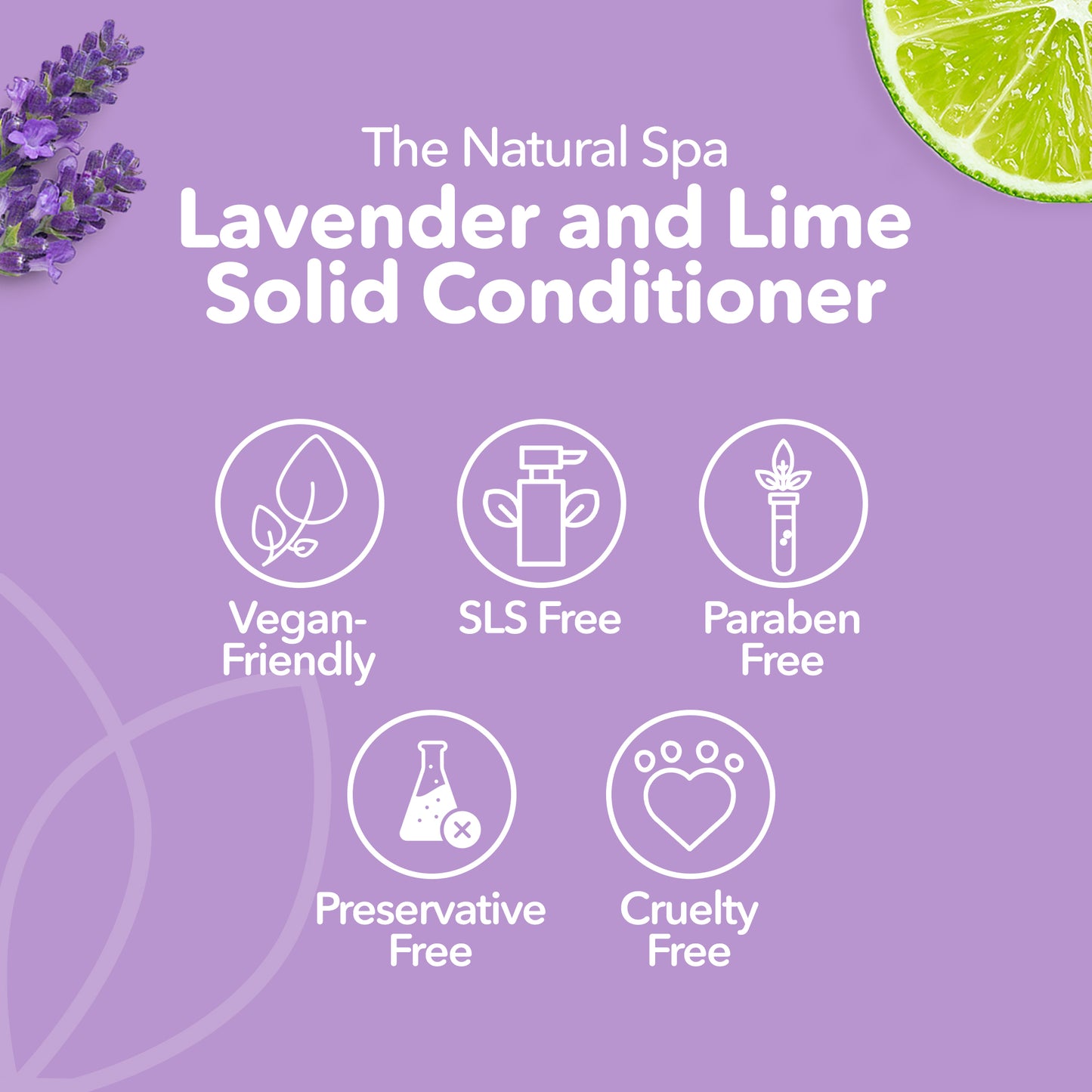 Lavender and Lime  Solid Conditioner