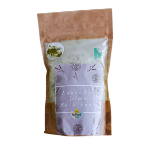 225g Lavender and Lime Bath Soak - Compostable pouch
