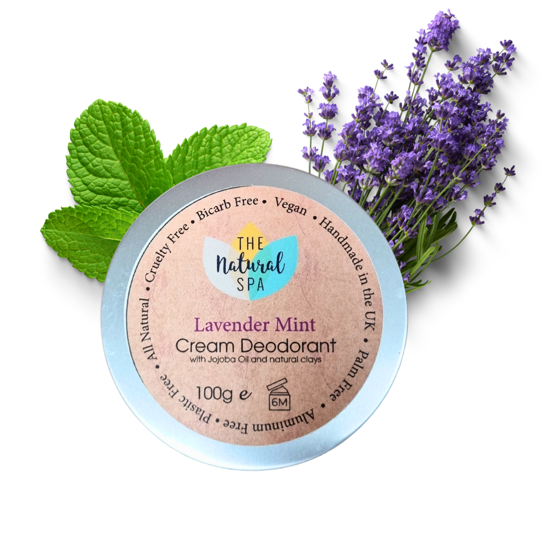 Lavender Mint Cream deodorant balm - naturally bicarb and aluminium free