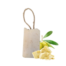 Load image into Gallery viewer, Pure Cold Process Soap on a rope