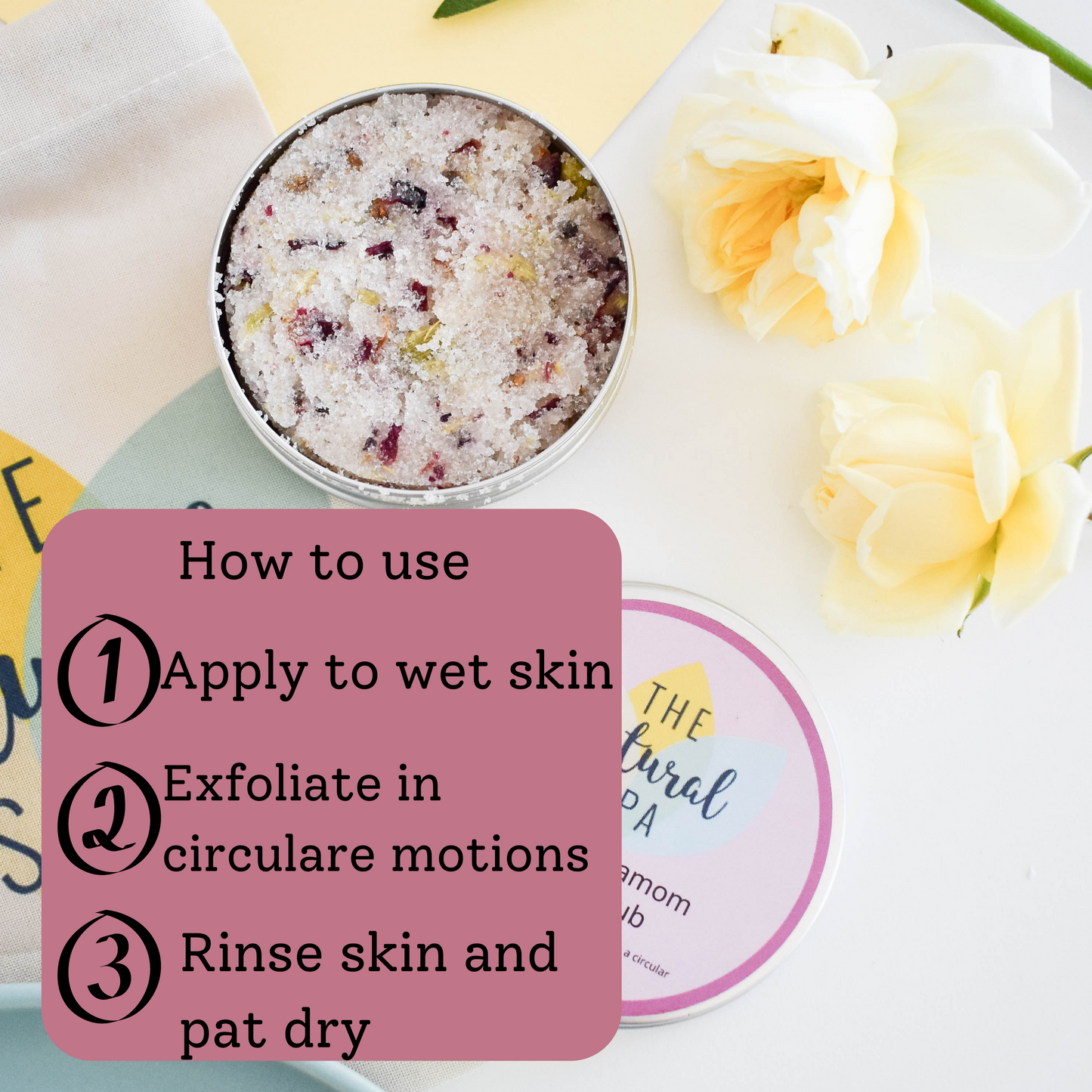 Wholesale Rose Cardamom Scrub 200g