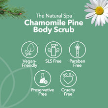 Load image into Gallery viewer, Chamomile Pine Body Scrub - 3 different size option