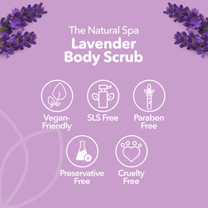 Lavender Body Scrub - 3 different size option