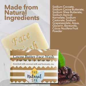 Cocoa Butter Face Wash Bar - no added fragrance