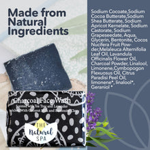 Load image into Gallery viewer, Charcoal Face Wash Bar - naturally detoxifying