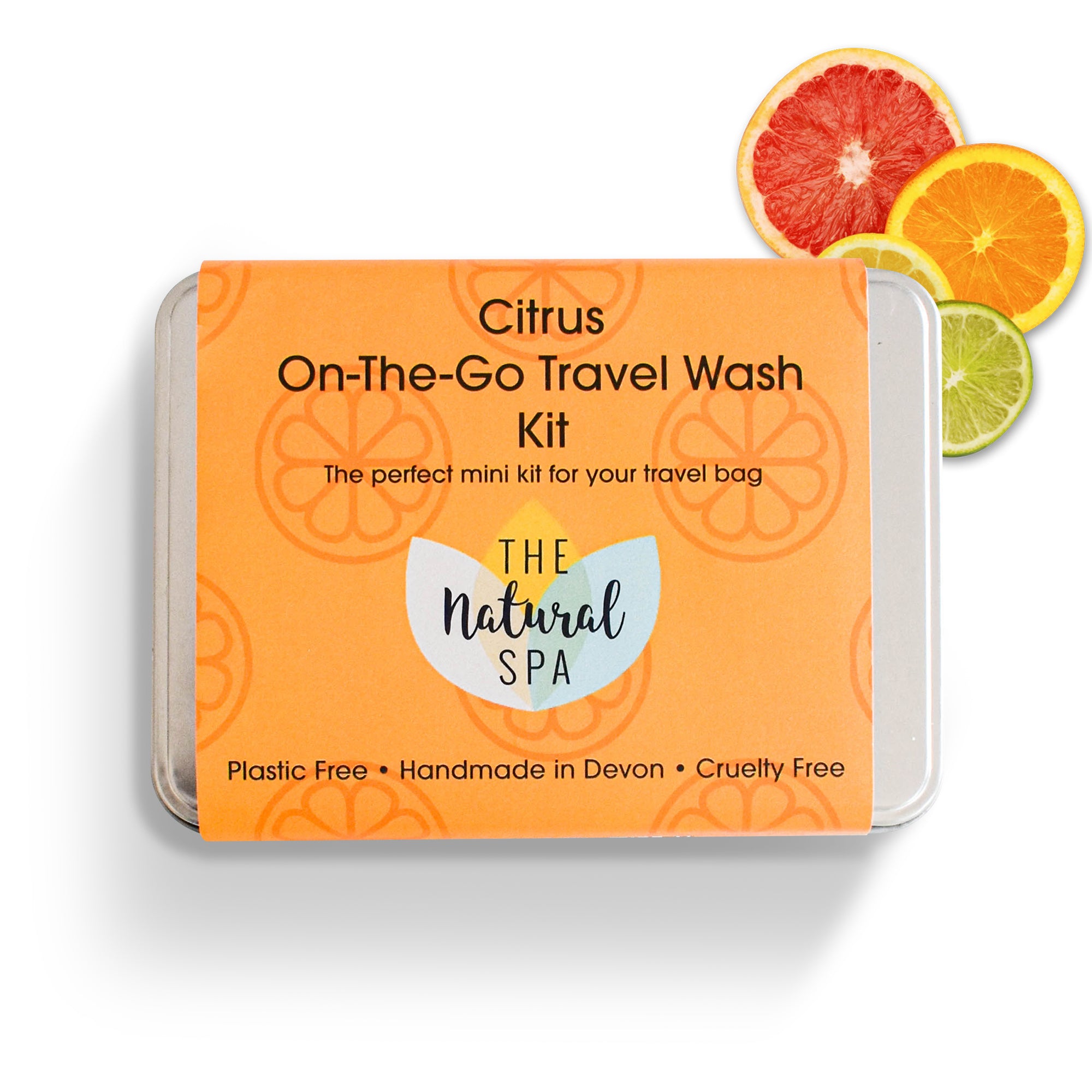 Citrus Mini kit de lavado de viaje 