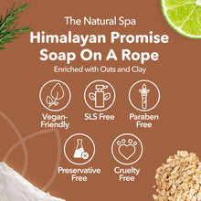 Load image into Gallery viewer, Himalayan promise Soap Bar - Rosemary Lime and Himalayan Pink Salt - 3 different styles